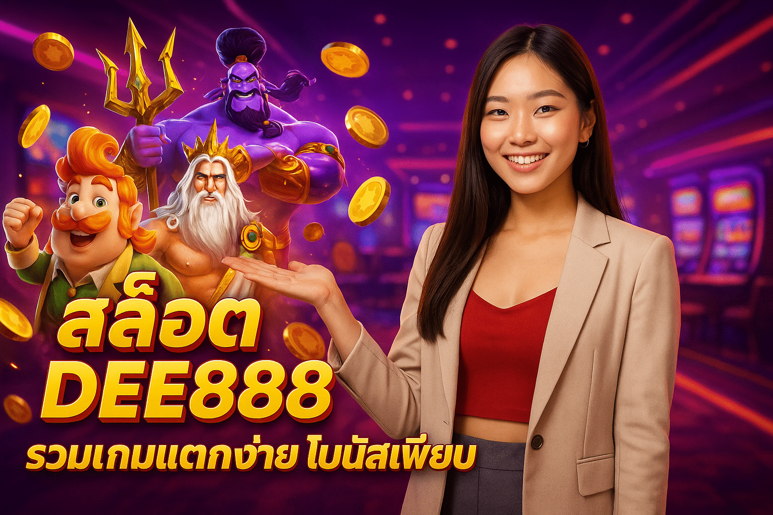 สล็อต DEE888 รวมเกมแตกง่าย โบนัสเพียบ