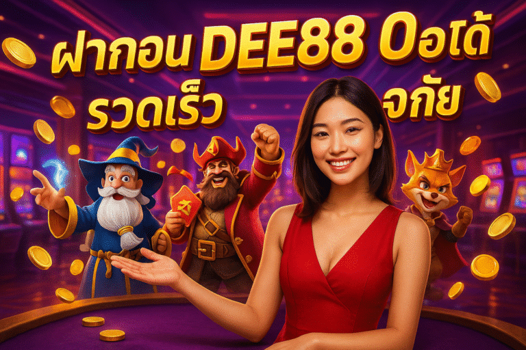 ฝากถอน DEE888 ออโต้ รวดเร็ว ปลอดภัย