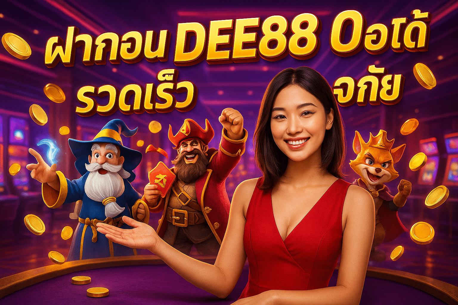 ฝากถอน DEE888 ออโต้ รวดเร็ว ปลอดภัย